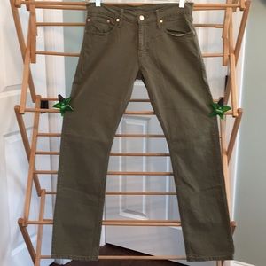 Levi’s cotton/spandex 514 jeans-copper rivets